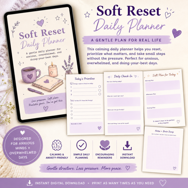 Soft Reset Daily Planner